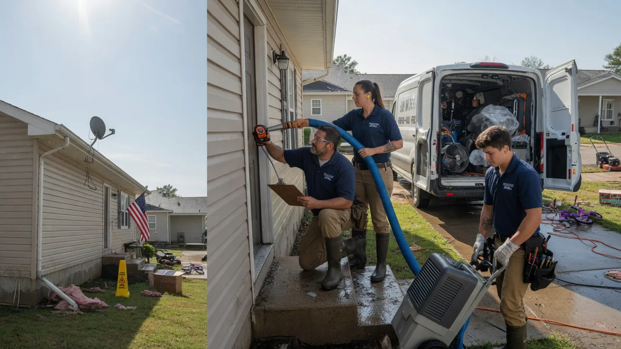 Ceiling Water Damage Restoration in Fairfield, ME near me